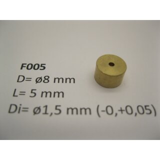 Schwungmasse  ø8 mm x 5 mm x ø1,5 mm