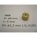 Schwungmasse  ø8 mm x 5 mm x ø1,5 mm