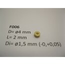 Schwungmasse  ø4 mm x 2 mm x ø1,5 mm