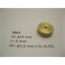 Schwungmasse ø15 mm x 5 mm x ø1,5 mm