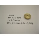 Schwungmasse ø10 mm x 2,5 mm x ø1 mm