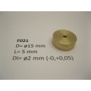 Schwungmasse ø15 mm x 5 mm x ø2 mm