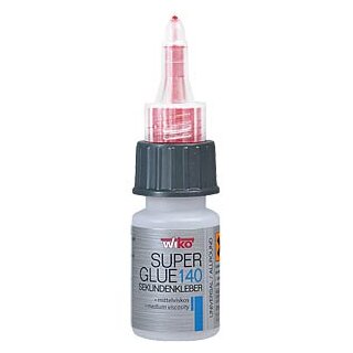 WIKO SG140 20 Sekundenkleber, Super Glue 140 , schnell aushärtend, 20 g