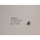 ø 4.5 x 4.3 für 1 mm Welle