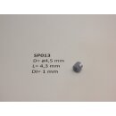 ø 4.5 x 4.3 für 1 mm Welle